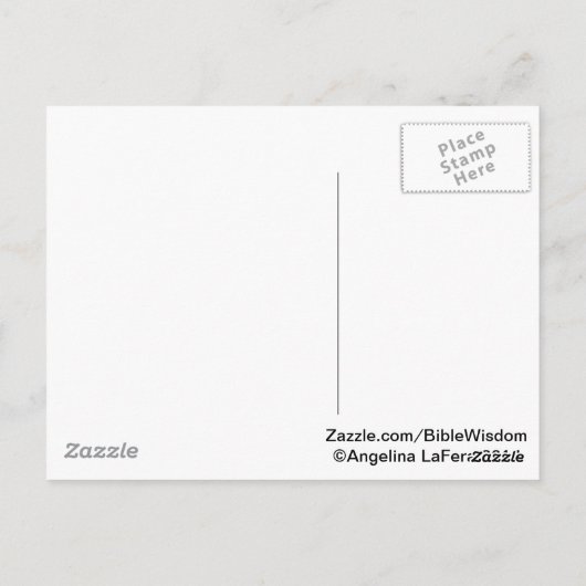 Romeinen 12:2 briefkaart (Achterkant)