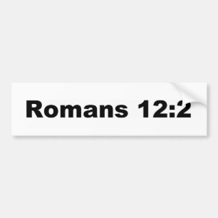 Romeinen 12:2 bumpersticker