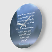 Romeinen 12:2 grote klok (Hoek)