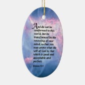 Romeinen 12:2 keramisch ornament (Rechts)