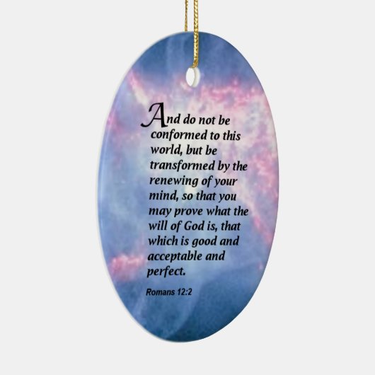 Romeinen 12:2 keramisch ornament (Rechts)