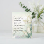 Romeinen 12:2 Niet in overeenstemming met deze wer Briefkaart (Staand voorkant)