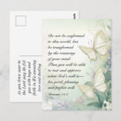 Romeinen 12:2 Niet in overeenstemming met deze wer Briefkaart (Voorkant / Achterkant)