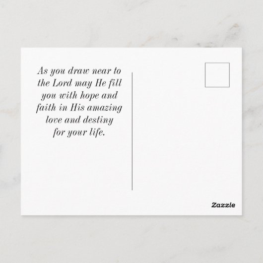 Romeinen 12:2 Niet in overeenstemming met deze wer Briefkaart (Achterkant)