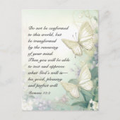 Romeinen 12:2 Niet in overeenstemming met deze wer Briefkaart (Voorkant)