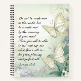 Romeinen 12:2 Niet in overeenstemming met deze wer Notitieboek