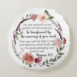 Romeinen 12:2 Niet in overeenstemming met het patr Rond Kussen