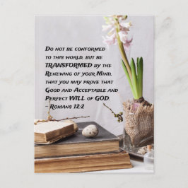 Romeinen 12:2 Niet met deze wereld worden geconfro Briefkaart