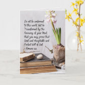 Romeinen 12:2 Niet met deze wereld worden geconfro Kaart (Gele Bloem)