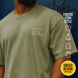 Romeinen 12:2 Nieuwe leven christelijke minimalist T-shirt