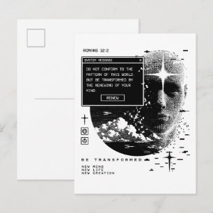 Romeinen 12:2 Vernieuw Uw Geest Systeem Bericht Al Briefkaart