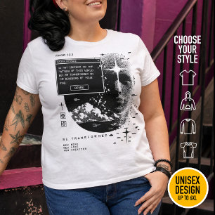 Romeinen 12:2 Vernieuw Uw Geest Systeem Bericht Wa Grote Maat T-shirt