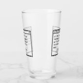 Romeinen 12:2 Zwart en Wit Computer Waarschuwingsv Glas (Links)