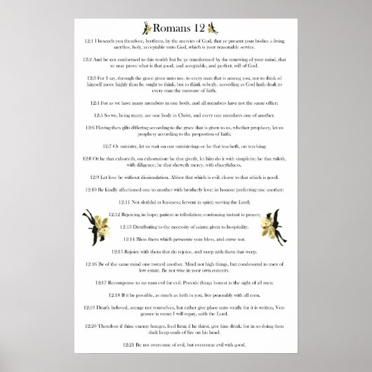 Romeinen 12 poster (Voorkant)