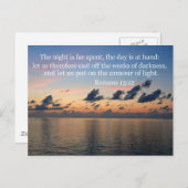Romeinen 13:12 briefkaart (Voorkant / Achterkant)
