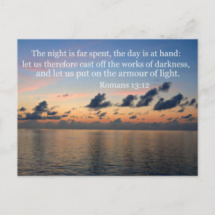 Romeinen 13:12 briefkaart