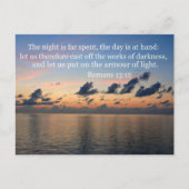 Romeinen 13:12 briefkaart (Voorkant)