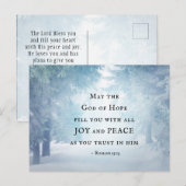 Romeinen 15:13 De God van de Hoop Briefkaart (Voorkant / Achterkant)
