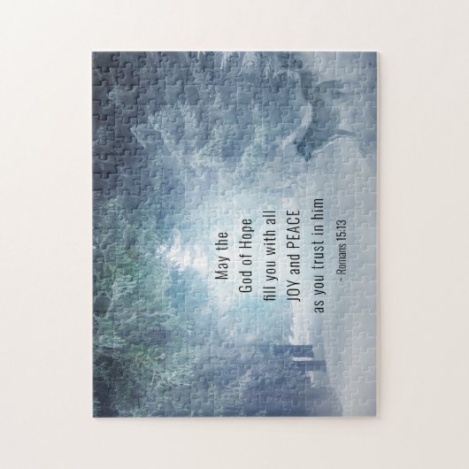 Romeinen 15:13 De God van de Hoop Legpuzzel (Verticaal)