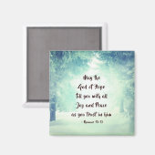 Romeinen 15:13 De God van de Hoop Magneet (Voorkant / Achterkant)