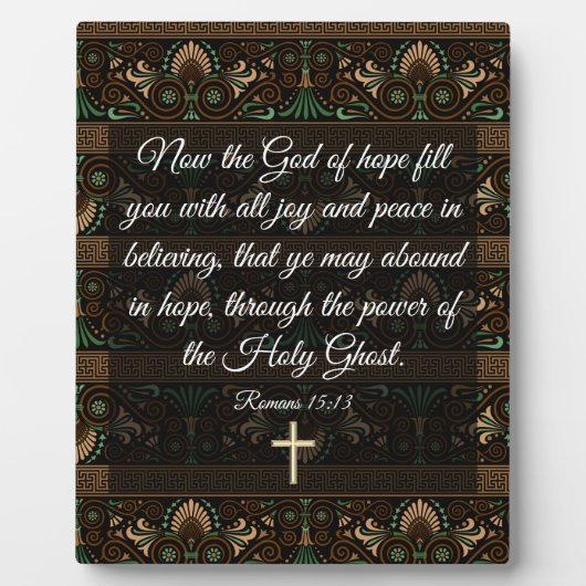 Romeinen 15:13 fotoplaat (Voorkant)