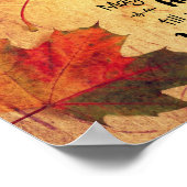 Romeinen 15:13 God of Hope Autumn Leaves Poster (Hoek)