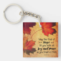 Romeinen 15:13 God of Hope Autumn Leaves