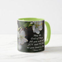 Romeinen 15:13 God of Hope White Flowers