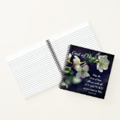 Romeinen 15:13 God of Hope White Flowers Notitieboek (Binnen)