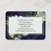 Romeinen 15:13 God of Hope White Flowers Visitekaartje (Achterkant)