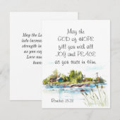 Romeinen 15:13 God van Hoop Christelijke Bijbel Pl (Voorkant / Achterkant)