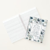 Romeinen 15:13 God van hoop, Floral Notitieboek (Binnen)