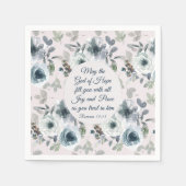 Romeinen 15:13 God van hoop, Floral Servet (Voorkant)