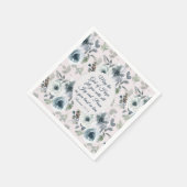 Romeinen 15:13 God van hoop, Floral Servet (Hoek)