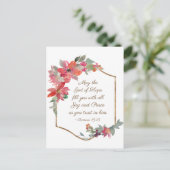 Romeinen 15:13 God van hoop, Kerstmis Briefkaart (Staand voorkant)