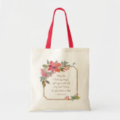 Romeinen 15:13 God van hoop, Kerstmis Tote Bag (Voorkant)