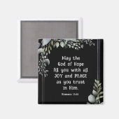 Romeinen 15:13 God van hoop vullen u met vreugde v Magneet (Voorkant / Achterkant)