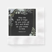 Romeinen 15:13 God van hoop vullen u met vreugde v Servet (Voorkant)