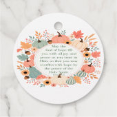 Romeinen 15:13 Herfst Bedankjes Labels (Achterkant)