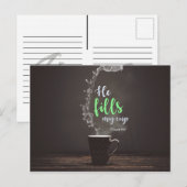 Romeinen 15:13 - Hij vult mijn beker Briefkaart (Voorkant / Achterkant)