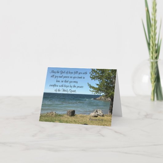 Romeinen 15:13 kaart (Voorkant)