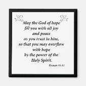 Romeinen 15:13 magneet (Voorkant)