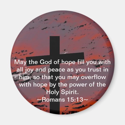 Romeinen 15:13 magneet (Voorkant)