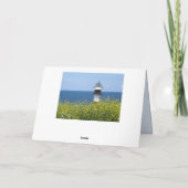 Romeinen 15:13 mei de God van de Hoop, vuurtoren Kaart (Achterkant)