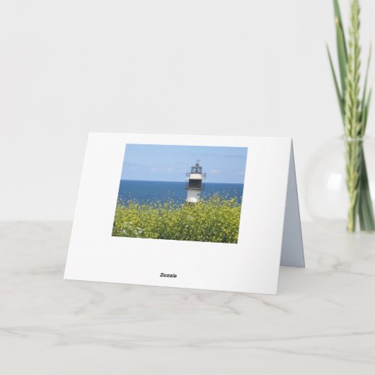 Romeinen 15:13 mei de God van de Hoop, vuurtoren Kaart (Achterkant)