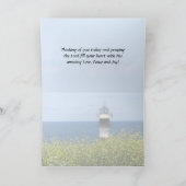 Romeinen 15:13 mei de God van de Hoop, vuurtoren Kaart (Binnen)