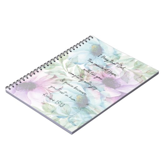 Romeinen 15:13 Notitieboek (Linkerzijde)