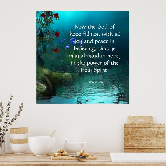 Romeinen 15:13 poster (Keuken)