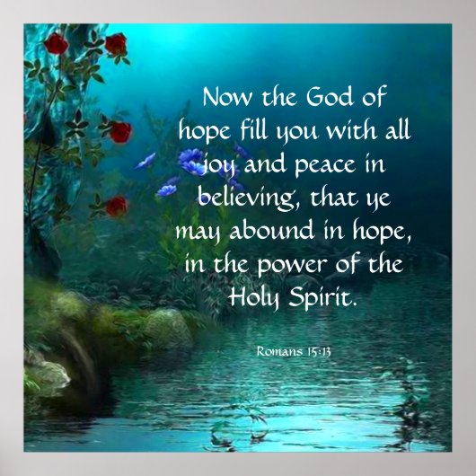 Romeinen 15:13 poster (Voorkant)