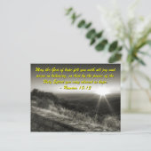Romeinen 15:13, Sunrise Briefkaart (Staand voorkant)